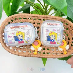 ルナ・アルテミス・ダイアナ・Airpods ケース　セーラームーン　ジミーチュウ ルナ・アルテミス・ダイアナ ・Airpods ケース | 白黒 レザー