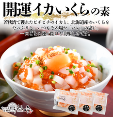海鮮丼の素【開運イカいくら】３食セット