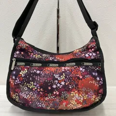 5252　LeSportsac　レスポートサック　ショルダーバッグ　 クラシックホーボー　斜めがけ　水彩画風　総柄　ナイロン　 軽量　レディース