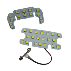 作業の車に最適 (ホワイト光) 超白光色 LEDルームランプ フロント+リヤセット2P タウンエース S403 R2/9- YourParts e0225 省電力 商用車 働く車