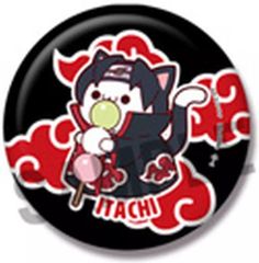 NARUTO ニャルト 缶バッジ イタチ サスケ - メルカリ