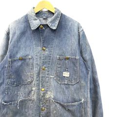 50s ビンテージ HERCULES デニム カバーオール ジャケット L位 インディゴ ヴィンテージ 50年代 vintage ヘラクレス チョアジャケット