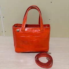 ★FURLA フルラ バック レディース 2wayバック ハンドバック ショルダーバック オレンジ レザー