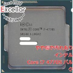 2024年最新】(中古品)Intel CPU Core i7 4770S 3.10GHz 8Mキャッシュ