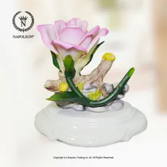 sasa 陶花 イタリー製 カポディモンテ 3/18まで 楽天市場】イタリア製 輸入雑貨 置物 陶花 ローズ リビング