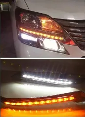 れなすけ　ヴェル20後期用　ワンオフ加工LEDヘッドライトガーニッシュ 2025年最新】20ヴェルファイア ヘッドライトガーニッシュの人気