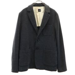 シャネル フランス製 ウール ミディ丈 タイトスカート 40 ネイビー系 CHANEL バックジップ レディース シャネル フランス製 ウール ミディ丈 タイトスカート 40 ネイビー系