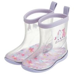 リトルユニコーン 透明レインブーツ 16cm 長靴 女の子 子供 子ども キッズ キャラクター スケーター