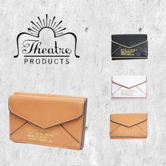 THEATRE PRODUCTS シアタープロダクツ "LETTELLET" レタレット 三つ折り財布 BE200409 ウォレット レザー コンパクト 小さめインスタ 表参道 送料無料 正規販売店