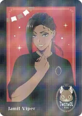 【中古】キャラカード ジャミル・バイパー(ホロ) 「ディズニー ツイステッドワンダーランド Fes. 2023 ランダムカード ツイステッドワンダーランドフェスver.」