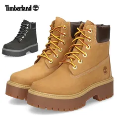 ティンバーランド レディース 防水 本革 プレミアム ウォータープルーフ プラットフォーム ブーツ 厚底 A5RJDWHE ウィート A5RH5BLK 黒 ブラック 靴