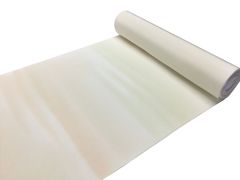 【未仕立て品】 正絹 東雲 ぼかし 長襦袢 鳥の子色／白緑色 ぼかし 訪問着 や 色無地 など フォーマル な着物 じゅばん 反物 26411