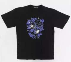 [중고] 의류 루카리오 [포켓 몬스터 T 셔츠 컬렉션 COOL × METAL 블랙 프리 사이즈] 포켓몬 센터 한정
