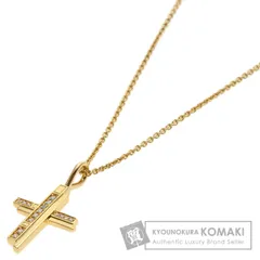 HARRY WINSTON ハリーウィンストン トラフィック クロス ダイヤモンド ネックレス K18YG レディース [中古]のサムネイル