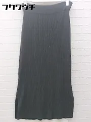◇ nano universe ナノユニバース ロング タイト スカート サイズF グレー系 レディース 【中古】 【1002801324650】