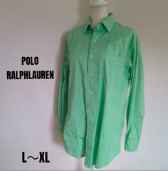 Polo by ラルフローレン　長袖シャツ グリーン クラシックフィット 161/2   L～XL