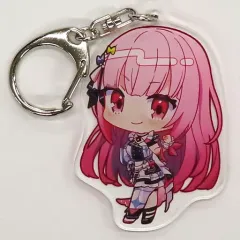 【中古】キーホルダー 森カリオペ ミニキャラアクリルキーホルダー ブライト衣装ver. 「バーチャルYouTuber ホロライブ hololive SUPER EXPO 2023」