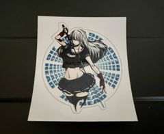 爆釣天使　シーバスガール　ステッカー