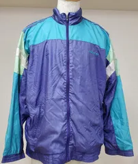 80s adidas アディダス トラックジャケット クレイジーパターン Lサイズ  パープル fg0806-14