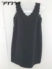 ◇ PROPORTION BODY DRESSING ノースリーブ ミニ ワンピース サイズ2 ブラック レディース  【1110080008670】