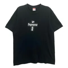 Supreme シュプリーム 20AW Cross Box Logo Tee クロス ボックス ロゴ プリント Tシャツ ブラック系【中古】