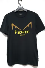 FENDI　ピンク　刺繍　ロゴ　Tシャツ　チュニック　半袖　かわいい　きらきら袖丈半袖