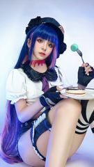 Panty&Stocking with Gaterbelt ストッキング　ポリス　コスプレ　衣装