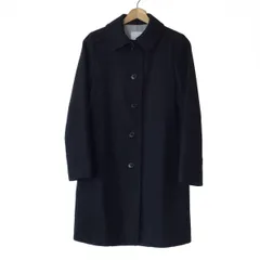 美品 マッキントッシュフィロソフィー カシミヤ混 チェスターコート ロング丈 黒 アニチューブ掲載】GREY LABEL 【SOMERFORD LONG（サマー