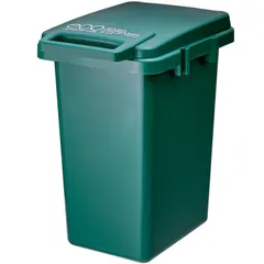 リス ゴミ箱 ワンハンドペール ハンドル付き コンテナスタイル2 CS2-33J ダークグリーン 33L eco日本製｜在庫あり