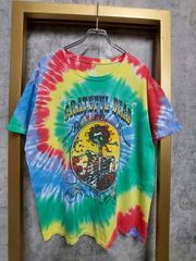 【US古着】GRATEFUL DEAD Tie Dye T-Shirt │ グレイトフルデッド ロック バンド バンT タイダイ柄 プリント 半袖 L