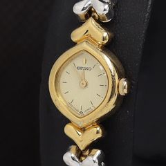 ✨SEIKO✨セイコー✨1E20-5280✨シルバー文字盤✨ハート✨腕時計