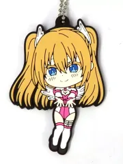 【中古】キーホルダー 天乃リリサ(リリエル/稽古着・正面) ラバーチャーム きゅんキャラいらすとれーしょんず 「一番くじ 2.5次元の誘惑」 F賞