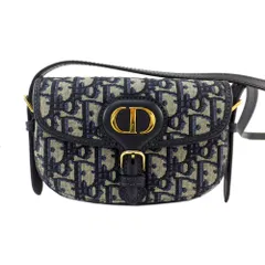 【天白】ディオール bobby オブリークジャカード ミニショルダーバッグ ゴールド金具 CDロゴ 斜め掛け バッグ レザー