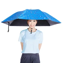 【人気商品】両手が使える 日傘 スポーツ 観戦 釣り傘 SALUDABLE パラソル 笠 かぶる傘 傘帽子 菅笠