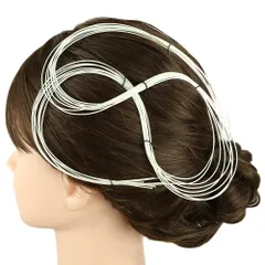 髪飾り 成人式 水引 振袖 前撮り 袴 花 ８本 セット 白 トレンド 華奢 小さい 大人可愛い 粋 日本製 花ごころ お洒落 卒業式 No.12-0802