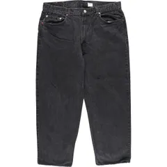 古着 90年代 リーバイス Levi's 550 RELAXED FIT ブラックジーンズ テーパードデニムパンツ メンズw39 ヴィンテージ/eaa357101