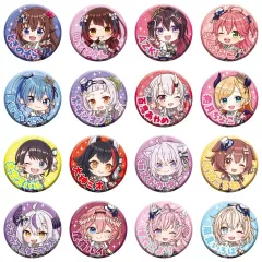 【中古】バッジ・ピンズ 全16種セット 「バーチャルYouTuber ホロライブ カプセル缶バッジコレクション Bright Parade1」
