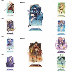 原神・公式　スマホアクリルスタンド（七聖召喚）楓原万葉　アルベド　ナナ　リサ　放浪者・スカラマシュ　ディシア　ヨォーヨ　ニィロウ　ドリー　白朮