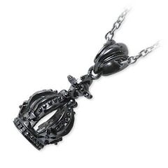 美品】ジャスティンデイビス VERONA ネックレス クラウン シルバー925