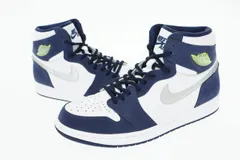 ナイキ NIKE AIR JORDAN 1 HIGH OG CO.JP エアジョーダン 1 ハイ DC1788-100 27.5 ホワイト ミッドナイト ネイビー ブランド古着ベクトル 中古▲■250123
