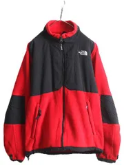 【お得なクーポン配布中!】 90s ノースフェイス デナリ ジャケット メンズ L / 90年代 オールド The North Face DENALI アウトドア フリース ジャンパー 2トーン 赤 黒