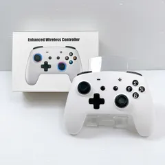 極美品 ECHTPOWER ワイヤレスコントローラー ホワイト ニンテンドー スイッチ プロコン Nintendo Switch Pro コントローラー動作確認済み