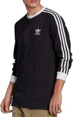 アディダスオリジナルス adidas Originals アディカラー クラシックス スリーストライプス 長袖Ｔシャツ トップス カジュアルシャツ メンズ BVB94 IA4877 MENS ADICOLOR CLASSICS T‐SHIRT BLACK