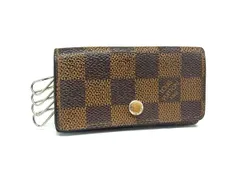 LOUIS VUITTON ルイヴィトン M62631 ダミエ ミュルティクレ4 4連 キーケース 鍵入れ レディース メンズ ブラウン系 DJ6612