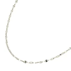 【J：シルバー×40cm】[Cream dot. クリームドット公式] ネックレス レディース 10タイプ ロング 金属アレルギー ニッケルフリー シンプル チェーン 上品 エレガント オフィス 通勤 会社 きれいめのサムネイル