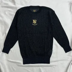 VALENZA PO SPORT バレンザ・ポー　スポーツ　レディース　長袖 シアー トップス　ニット　薄手　日本製　黒　ブラック　ラメ　ゴールドのサムネイル