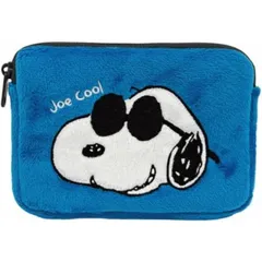 【新品】スヌーピー ジョークール ポケットティッシュケース PEANUTS パスケース 小銭入れ 小物ポーチ ポーチ 袋 ミニティッシュポーチ  キャラクター ブルー
