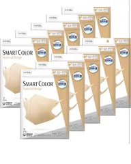 超快適マスク　SMART COLOR　ナチュラルベージュ　7枚入り　10袋　セット　ふつう　サイズ