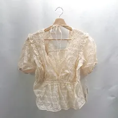 ◇ ⊂◎●未使用● FREE'S MART フリーズマート フリル 半袖 カットソー サイズF オレンジ系 レディース E  【1502030004106】