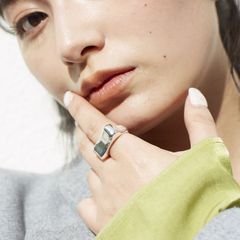 【Nothing And Others/ナッシングアンドアザーズ】Square shape Ring　指輪